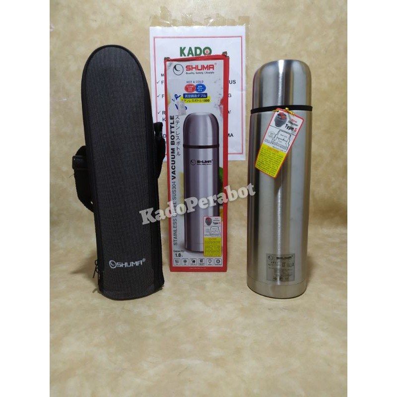 thermos Shuma 1L- stainless steel- tas thermos