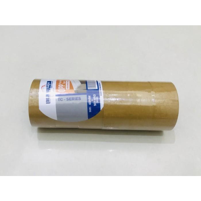 

Lakban/Plakban Berry 48Mm X 90Yard 2 Coklat 1 Slop Isi 6 Roll