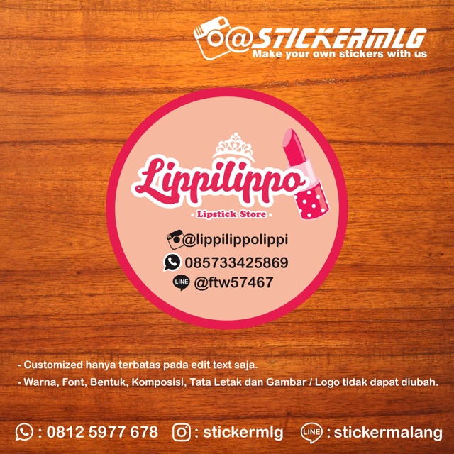 

Sticker Label Produk 014