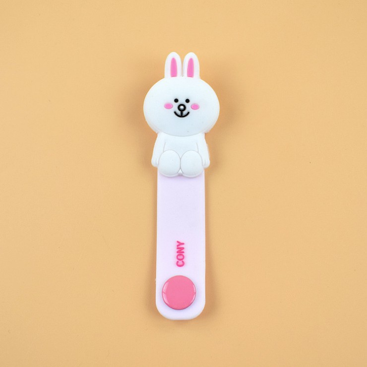 CORD HOLDER 3D TEBAL PENJEPIT KLIP PENGIKAT KABEL CHARGER CARTOON KARAKTER CUTE HP003