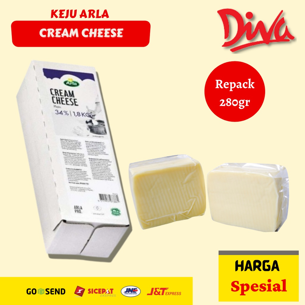 

[250gr] Keju Arla Cream Cheese Potong | Cream cheese repak