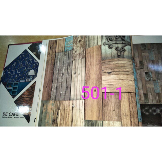  Wallpaper  Dinding Kayu  Serat  Vintage Shopee Indonesia