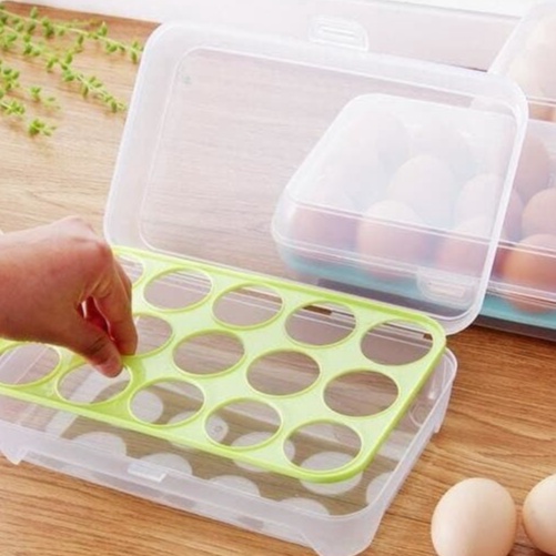 BRGUNIK Kotak Telur / Box Telur 15 Sekat / Egg Organizer R570