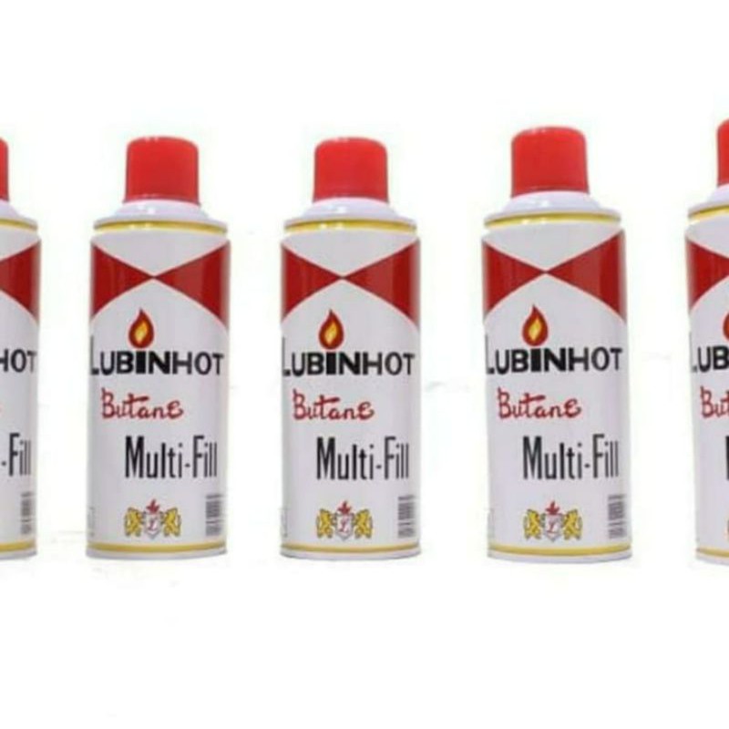 gas isi ulang lubinhot 220 gram butane refill gas korek api mancis