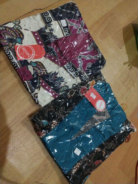 Bigclo - (cod) Ld 92-114cm Atasan Batik Wanita Jumbo 465 Vol33 Baju Batik Kerja Wanita