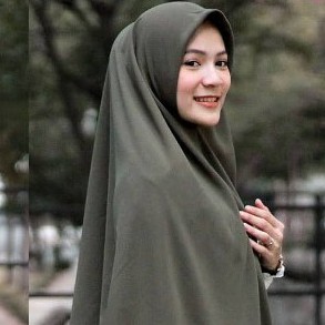 PROMO JILBAB HIJAB KHIMAR SEGI EMPAT INSTAN WOLFIS PREMIUM SYARI SESHA ORIGINAL BY AISHAHIJAB.ID-HIJAU SEAWEED