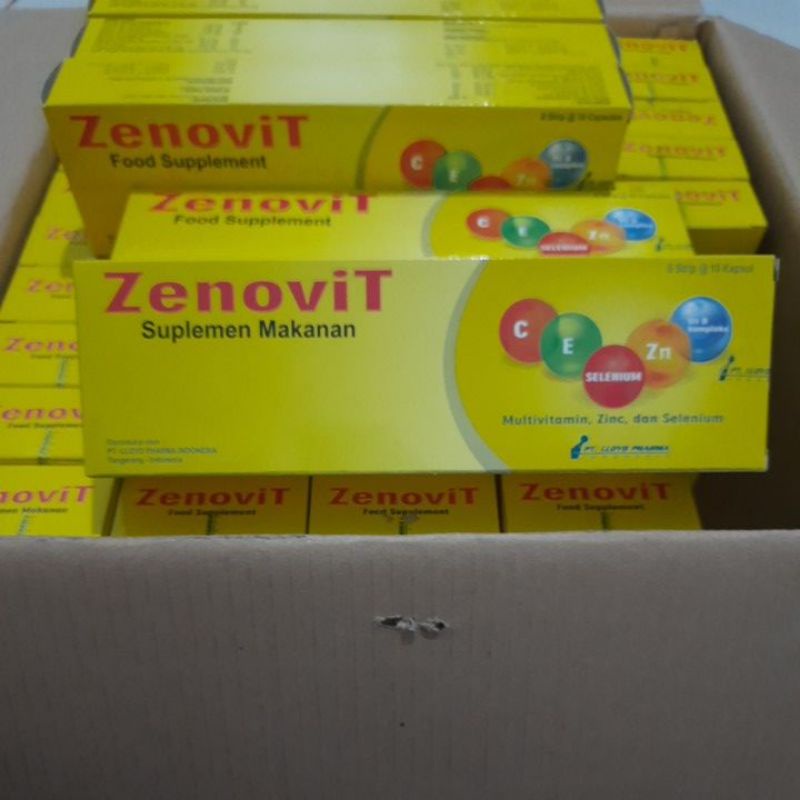 MULTIVITAMIN + ZINC  ZENOVIT ORIGINAL(mirip becom zet, zegavit) Ready Stok