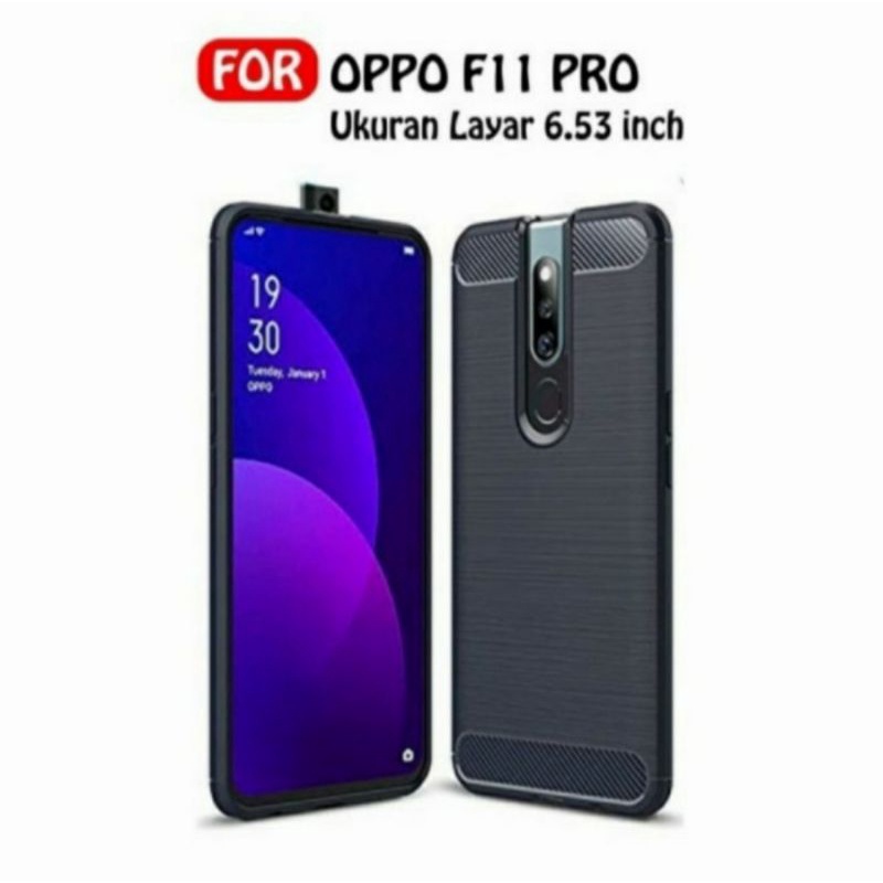 Oppp F11 F11 Pro soft case silikon carbon