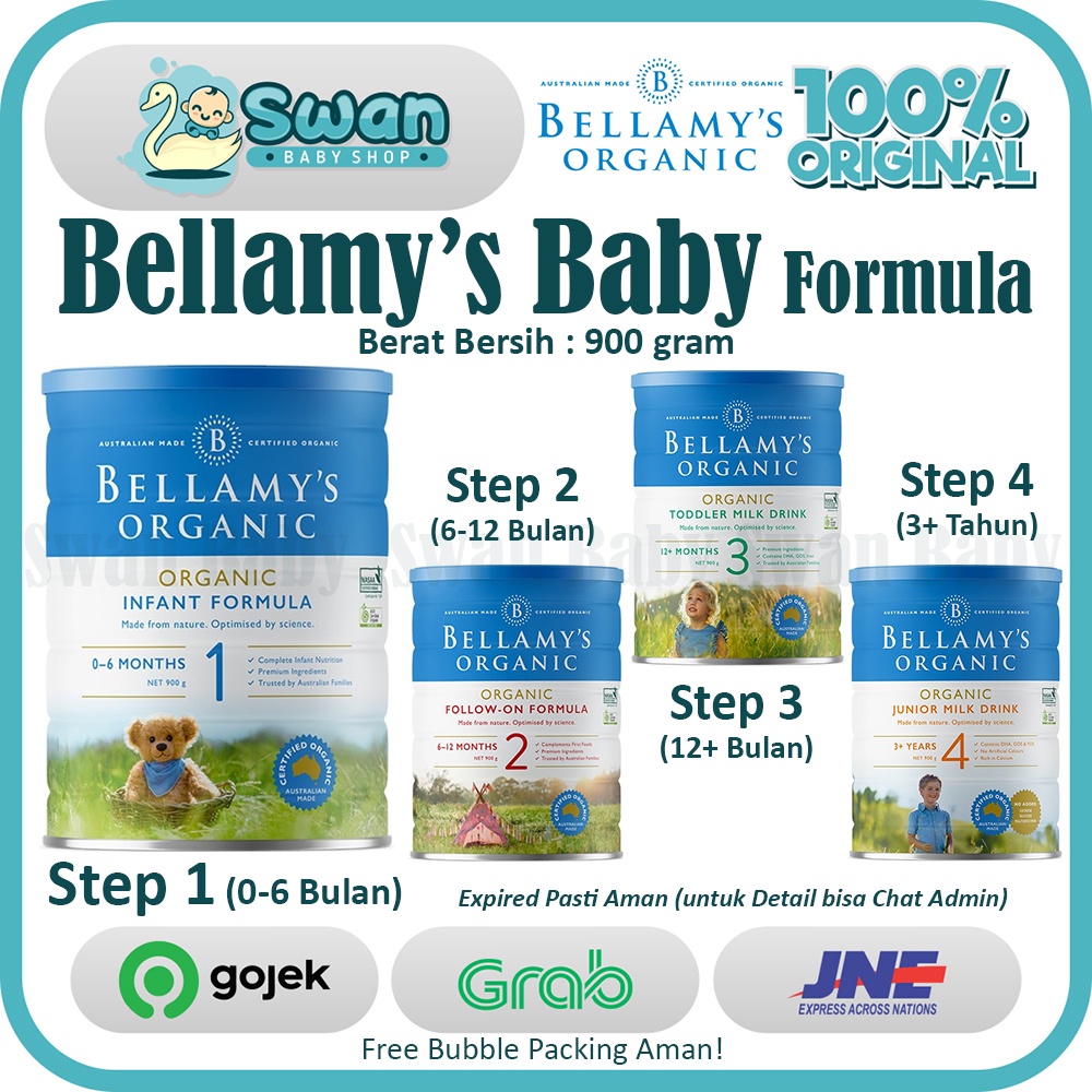 Bellamys Organic Susu Formula 900GR