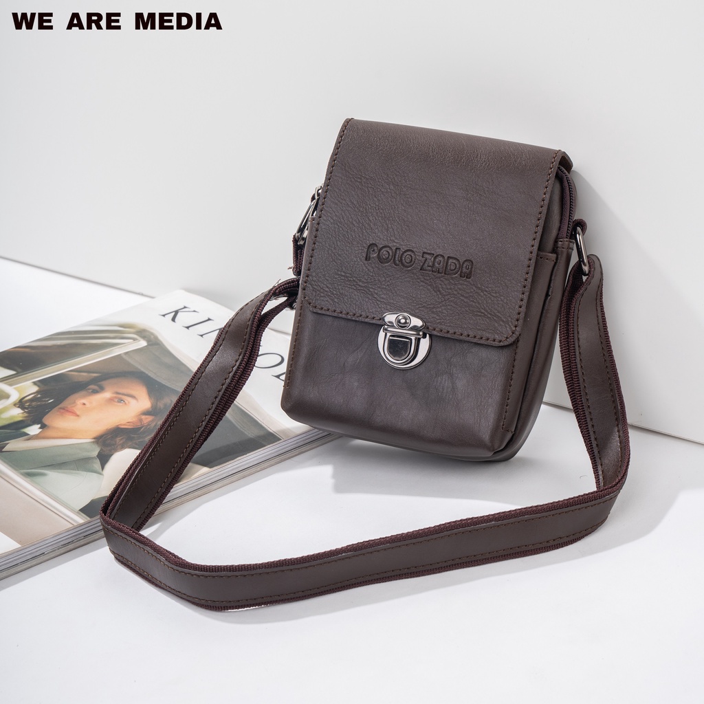 Tas selempang Slempang Kulit Pria LV54 Slingbag Waistbag Bahu Pria