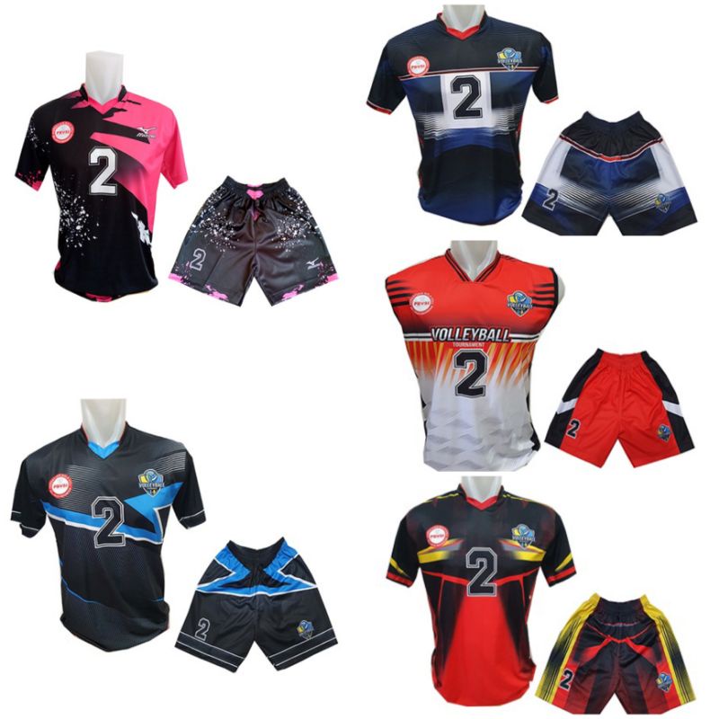 PROMO setelan baju voli volly full printing proliga bernomer bahan tebal / promo setelan baju voli p