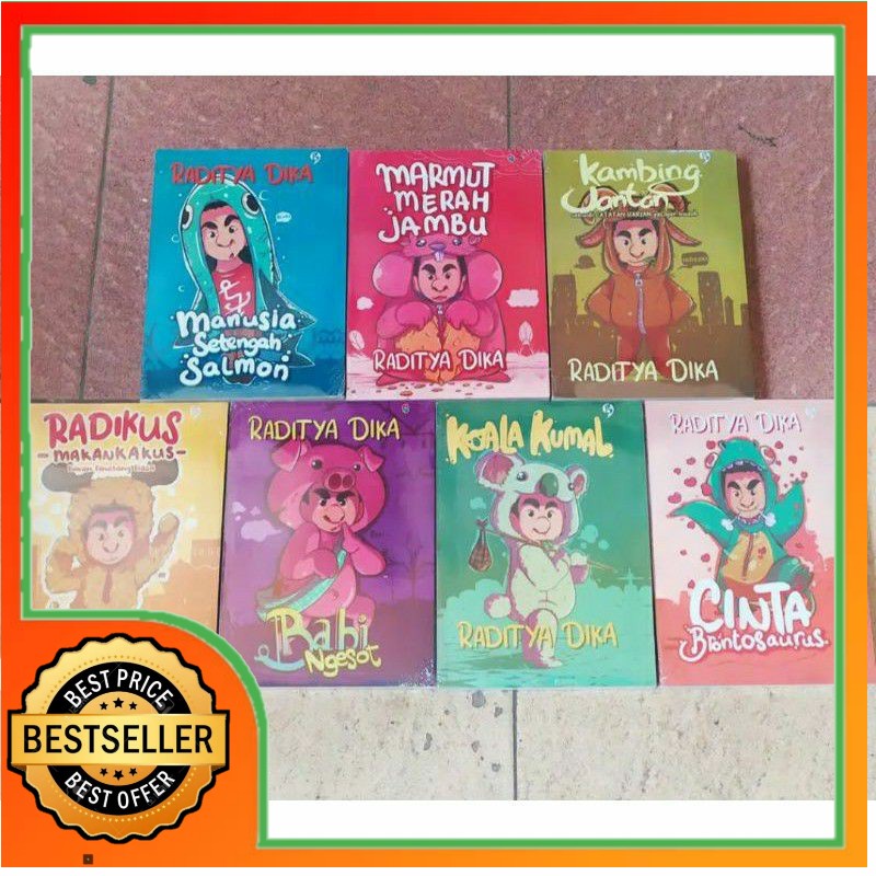 Jual satu paket NOVEL KARYA RADITYA DIKA (judul ada di deskripsi