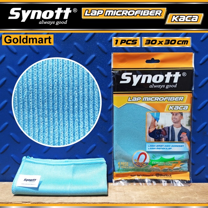 Kain Lap Microfiber Synott Kaca Glass Super Kilap Aman Gores &amp; Baret