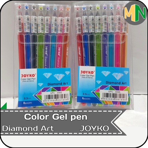 

Color Gel Pen Pena Jel 8 Warna Diamond Art JOYKO GPC-309S