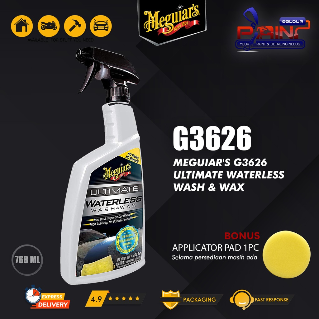 Meguiars -Meguiar's G3626 Ultimate Waterless Wash &amp; Wax NEW FORMULA