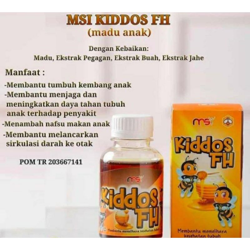 

Madu Kiddos FH Penambah nafsu makan dan tumbuh kembang anak