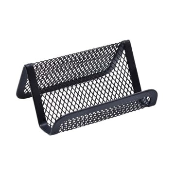 

AZKO Odi Holder Kartu Nama Tempat Kartu Nama Hiasan Dekorasi Meja Kantor 9.5x4.5 Cm - Hitam