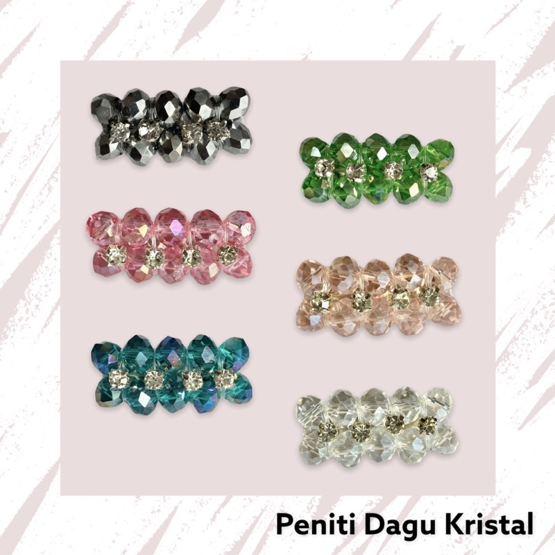 Bros Dagu Kristal / Peniti Dagu Kristal / Bros Dagu Murah / Peniti Dagu Murah / Bros Dagu Cantik / P