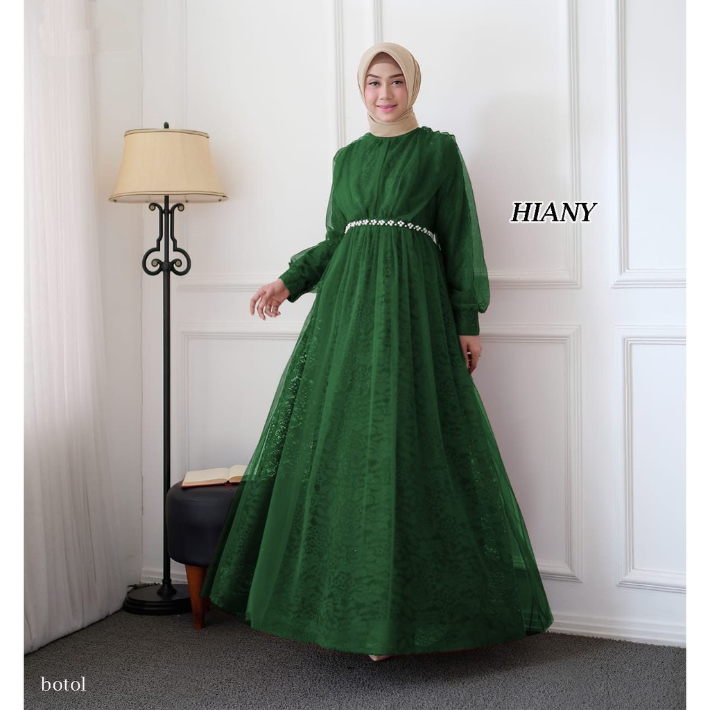 GAMIS PESTA/KONDANGAN BRUKAT MEWAH PREMIUM / GAUN PESTA/KONDANGAN HIANY