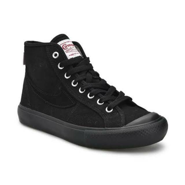 Sepatu Compass Gazelle Hi Full Black
