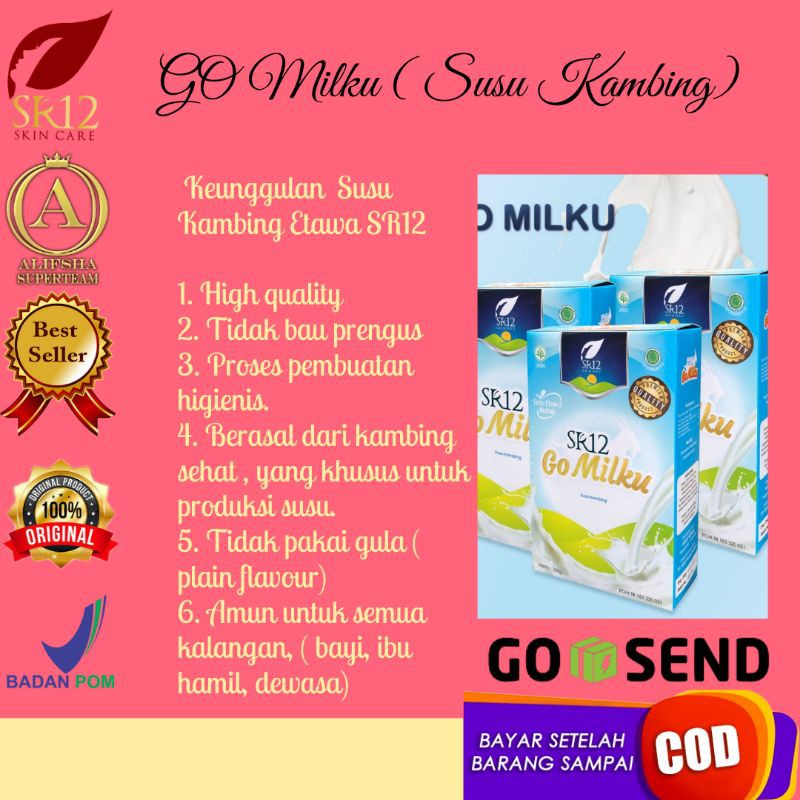 

SUSU KAMBING ETAWA- GO MILKU SR12