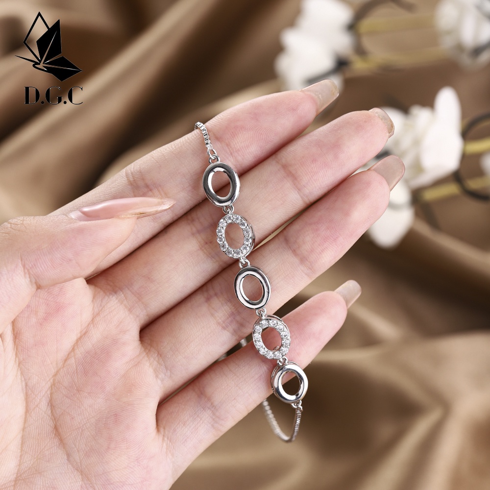 D.G.C✨COD Gelang Korea Titanium Wanita Anti Karat Lapis Emas Asesoris Wanita Murah D346