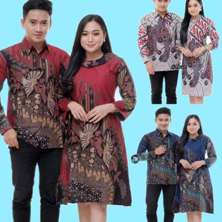 Ready MURSYID OFFICIAL - BATIK COUPLE  BATIK COUPLE MODERN | BATIK GURU | BATIK SERAGAM PERNIKAHAN |