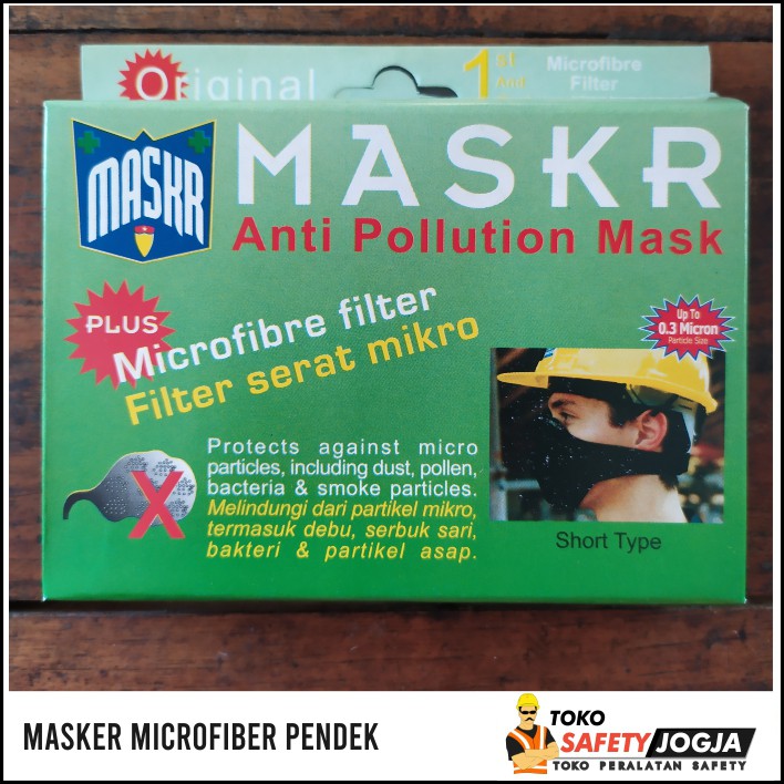 MASKER MASKR KARBON AKTIF DAN MICROFIBER SHORT KERJA PROYEK MOTOR - carbon active mask ORIGINAL