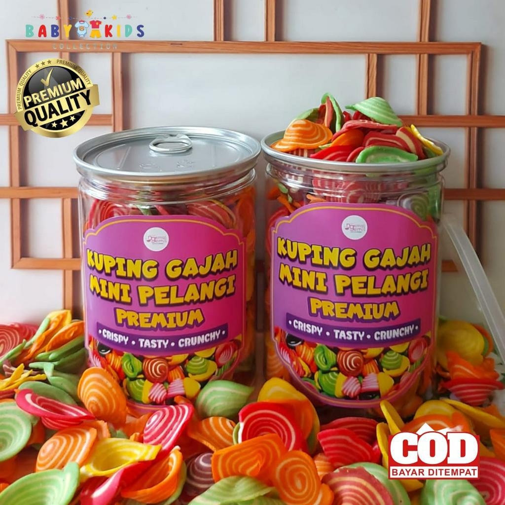 

Can Cemilan Kuping Gajah Mini Pelangi Kualitas Premium
