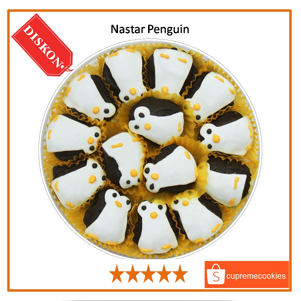 

Kue Kering Nastar Karakter Penguin | Cupreme Cookies