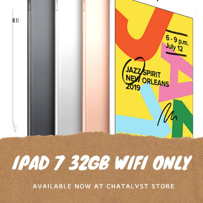 Ipad 7 Wifi Only 32GB Warna Silver Bekas Mulus Like New Pemakaian Pribadi