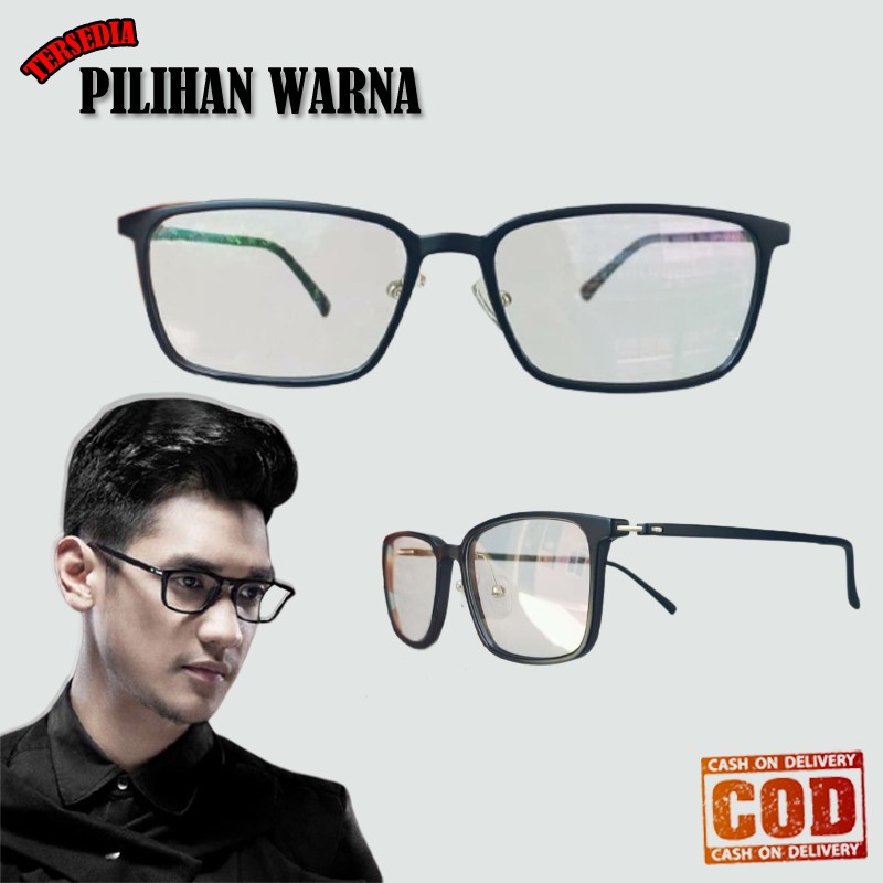 Kacamata wanita pria fashion /kacamata Transparan Bening trenndy/ Kacamata Fashion Pria Wanita Eye P