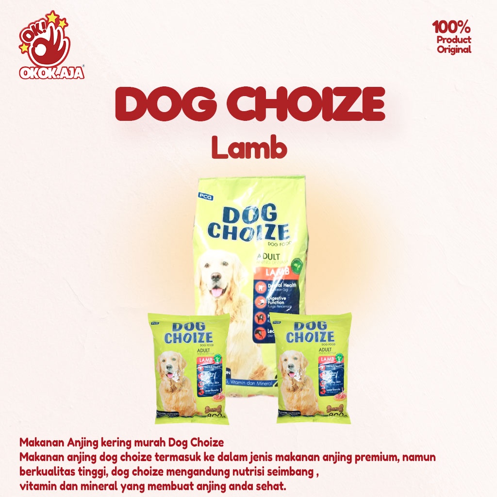 Dog Choize 800gr Makanan Anjing kering murah - Dogfood murah