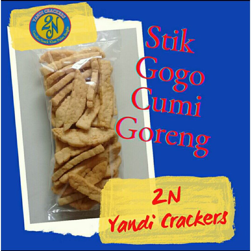 

stik gogo cumi goreng / kerupuk bangka/ snack bangka/ oleh oleh