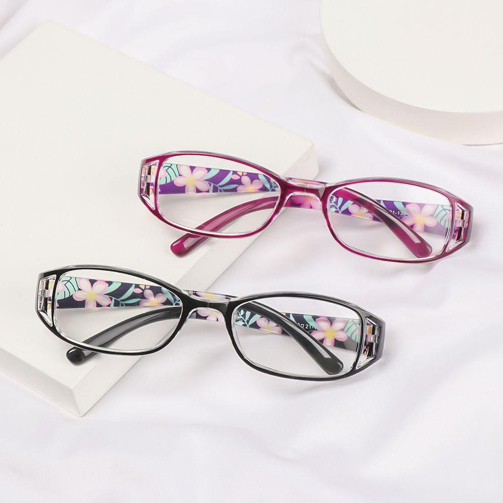 Lily Anti-blue Light Kacamata Fashion Printing Vintage Klasik Lipat Presbyopia Eyewear