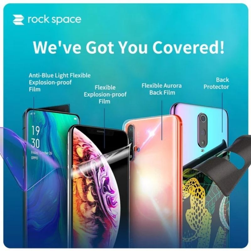 Rock Space Hydrogel Screen Protector All type Handphoe