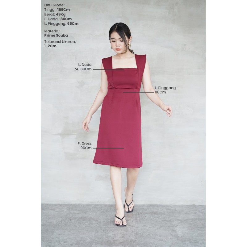 Geisha Bodycon Dress Casual Dres Wanita