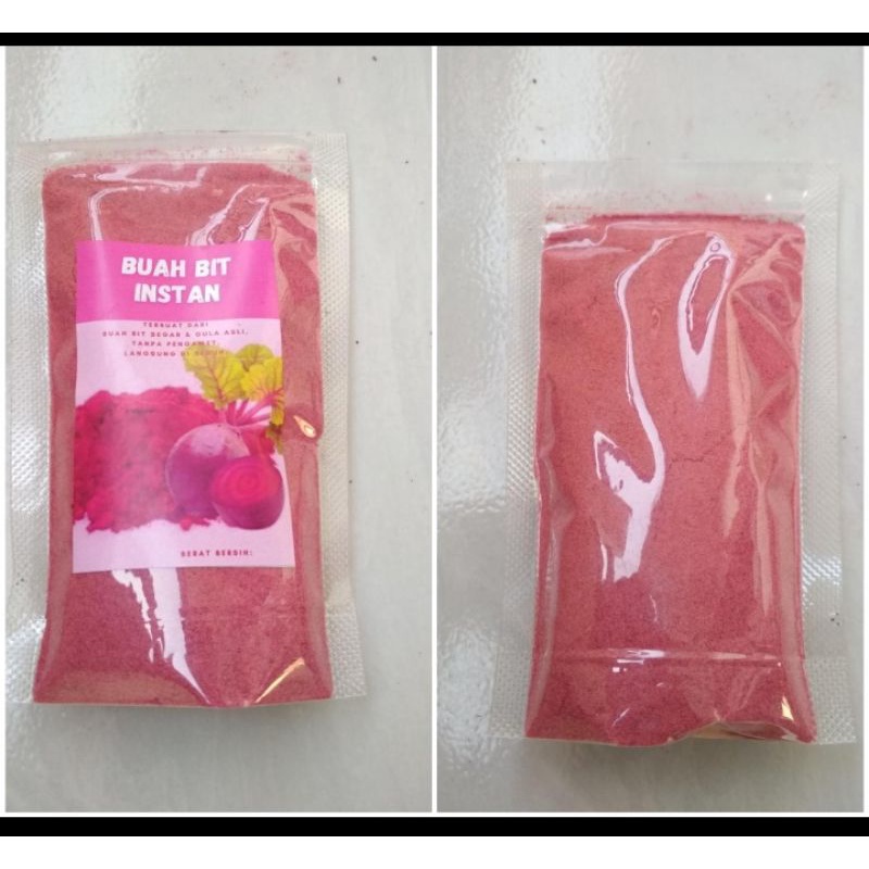 minuman bubuk buah bit instan beetroot 100 gram