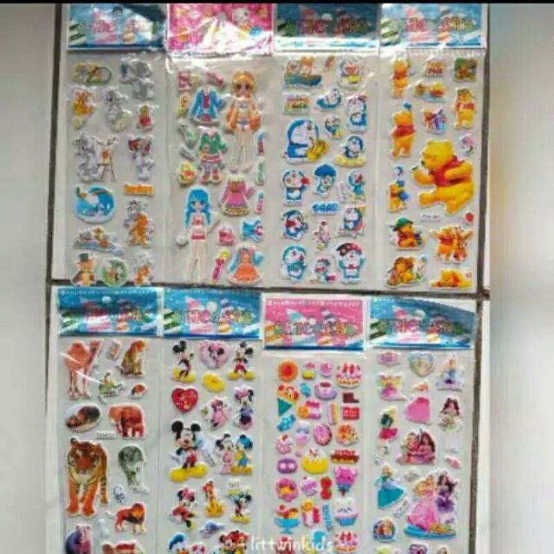 STIKER TEMPEL ISI 20 PCS GROSIR