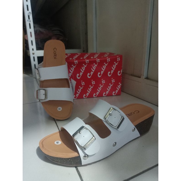 Wedges Calbi Casual Tinggi 3cm | Sandal Calbi Gasper Fashion Wanita Slop