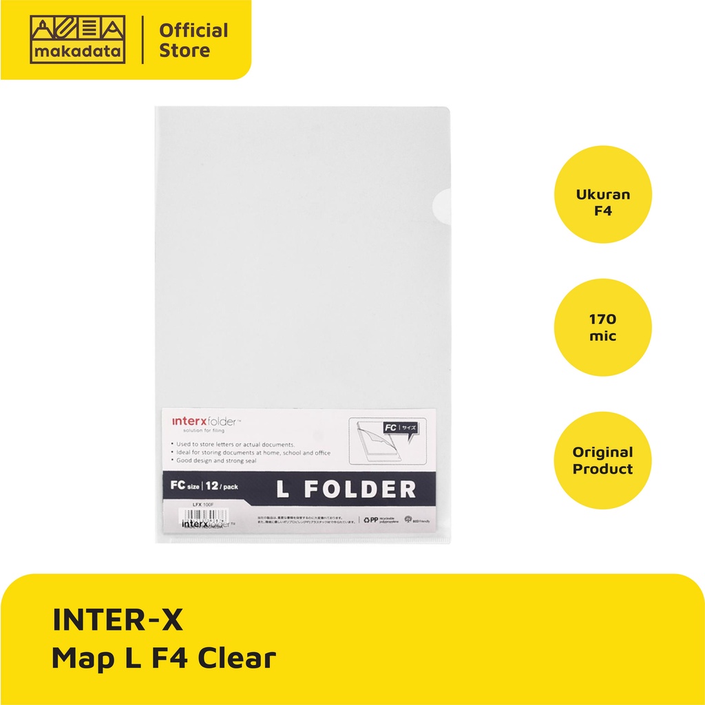 

MAP L INTER-X F4 WARNA (12 PCS) MURAH