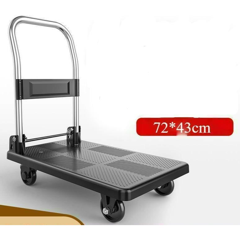 Trolley Bisu Lipat Platform Trolley Trailer Kecil Truk Supermarket Rak Penyimpanan