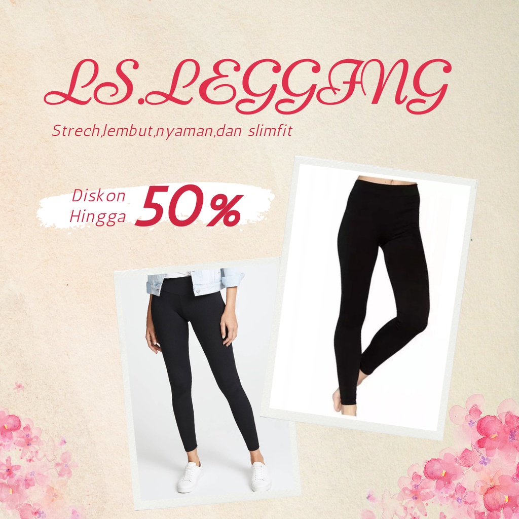 LS LEGGING. LEGGING IMPORT HIGHWAIST |LEGING PREMIUM IMPORT|FIT TO XXL| 80KG++