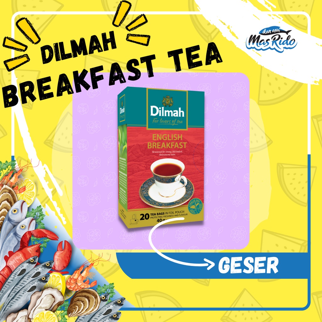 

Dilmah Gourmet Tea English Breakfast Teh Celup 20 Tea Bags Teh Premium