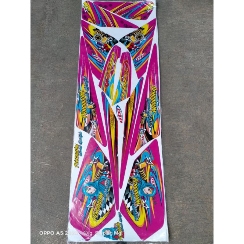 COD striping variasi Vixion lama VIXION old grafis wanita berhijab murah