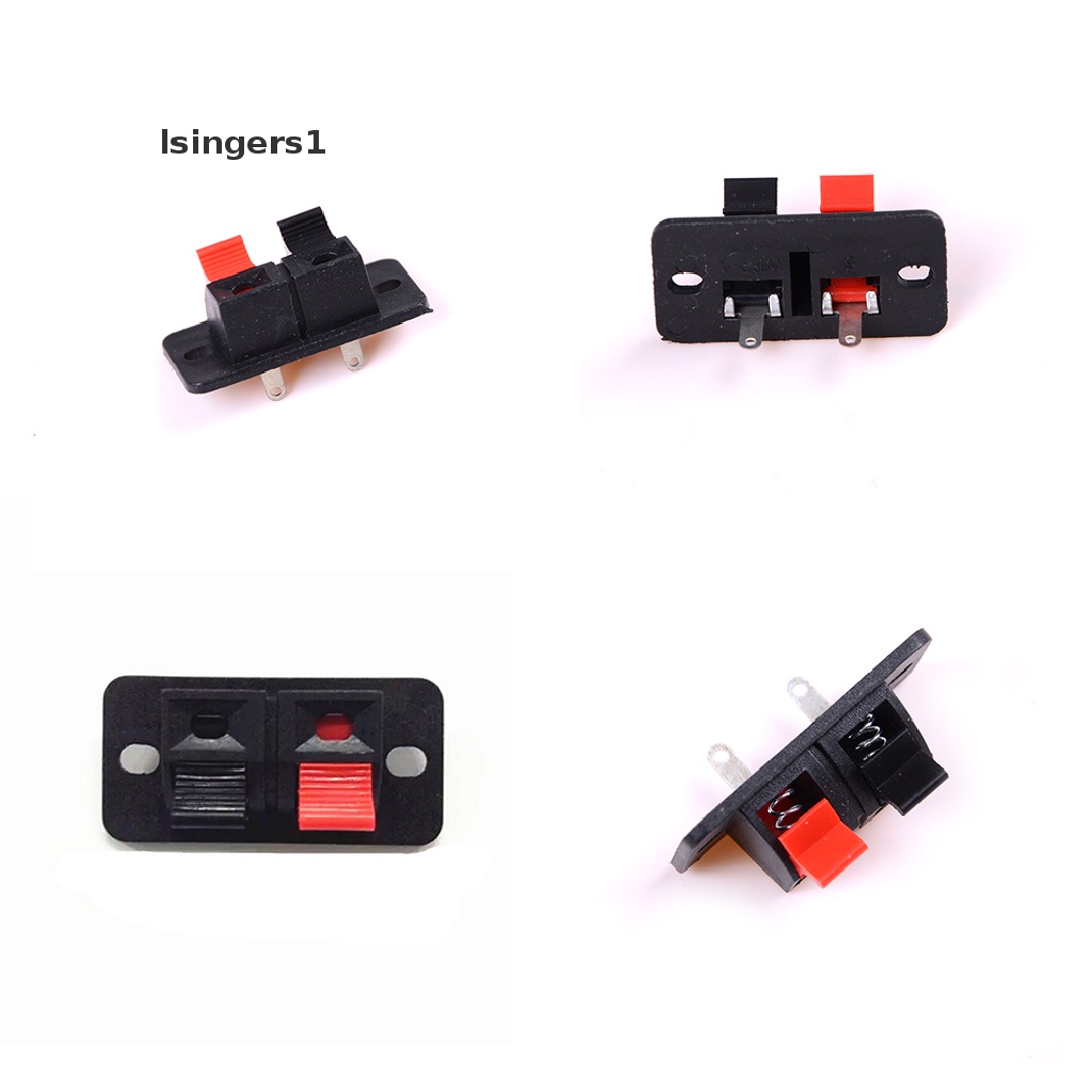 (lsingers1) 5pcs Konektor Terminal Jack Audio 2 Posisi Untuk Speaker