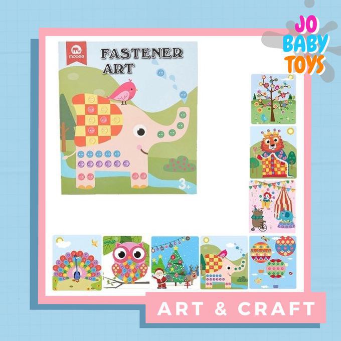 

Terbaru! Mobee Button Art / Mobee Fastener Art Termurah