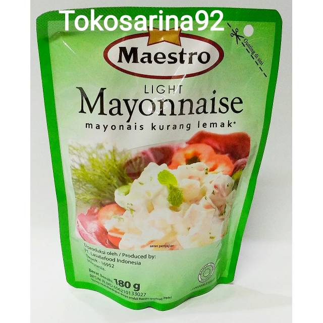 

Mayonaise maestro 180 gram