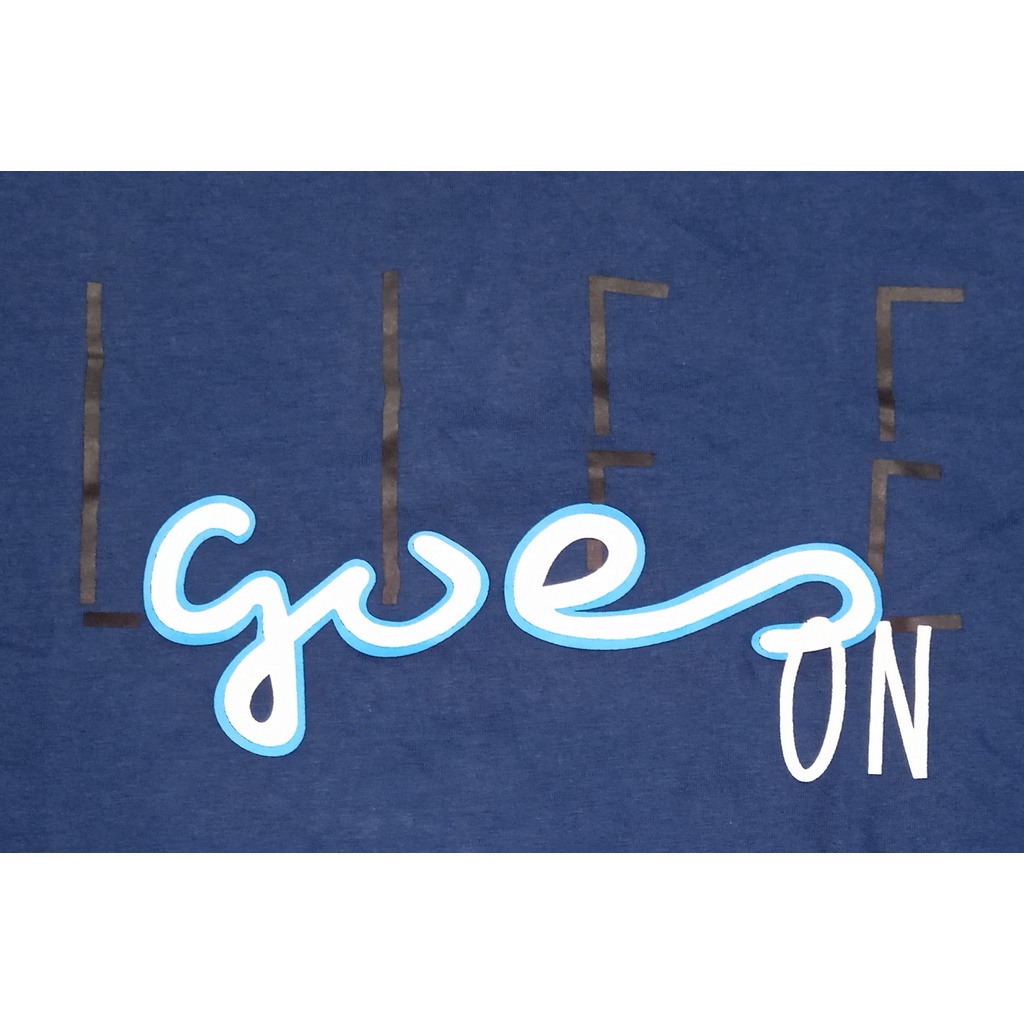 Kaos Atasan Distro Couple Baju Sarimbit keluarga Biru yeluzi