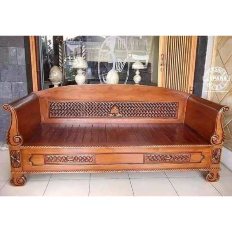 KURSI SANTAI BALE BALE BAGONG KAYU JATI